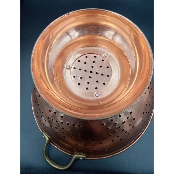Copper colander strainer - Picture 4 of 8